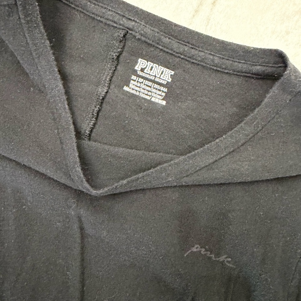 PINK Victoria's Gray and Black twist front tee bundle - Picture 5 of 5